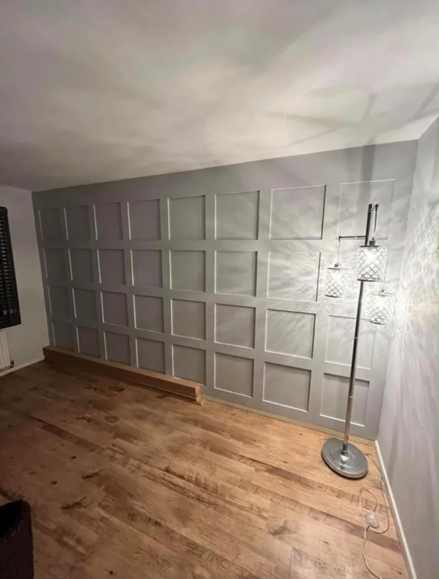 Feature wall panelling, view 1