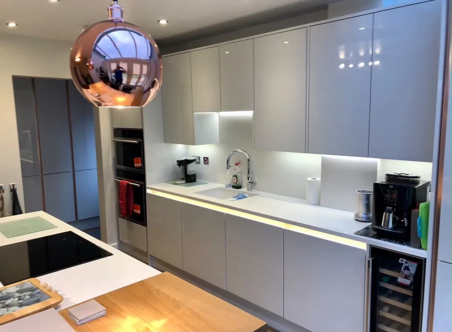 Contemporary kitchen, view 2